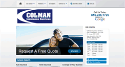 Desktop Screenshot of colman-ins.com