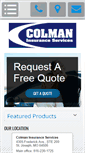 Mobile Screenshot of colman-ins.com